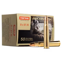 Norma Patron 8x57JS 123GR FMJ Jaktmatch 50st