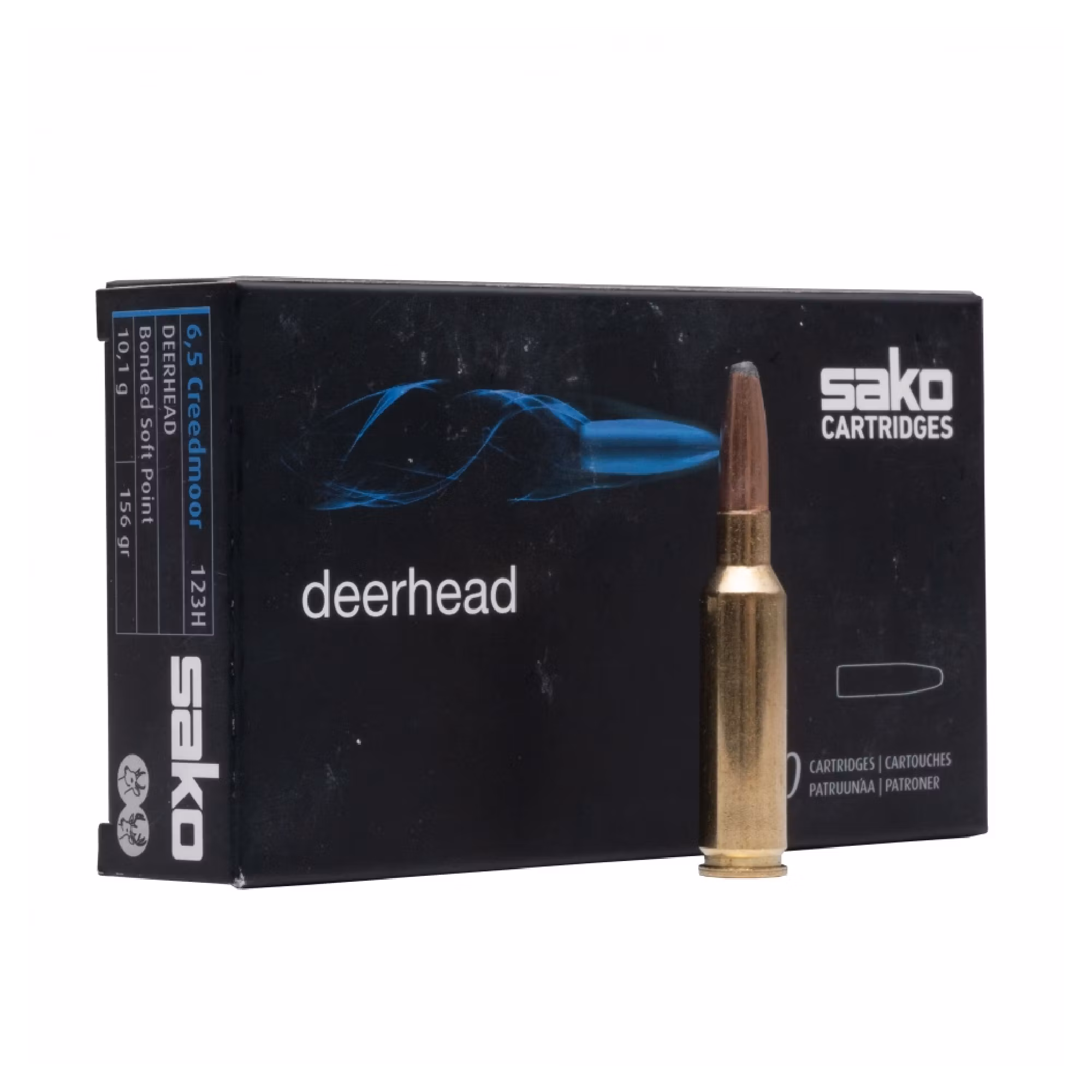 Sako Patron 6.5x55SE  Deerhead 10.1g/156GR - 20st