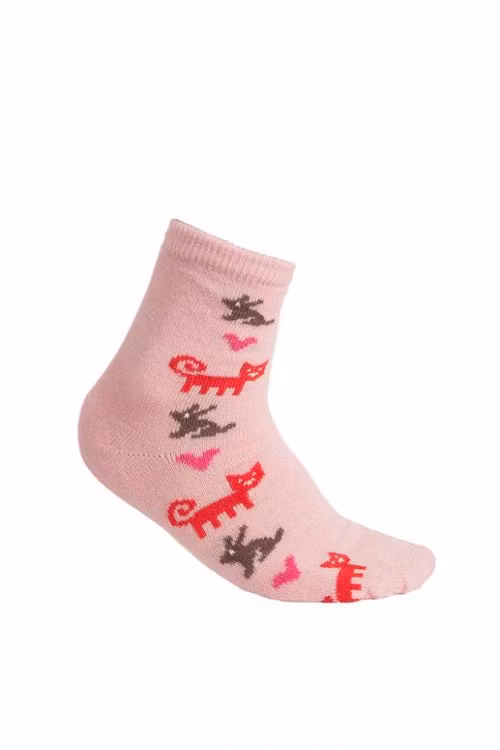 CAI Strumpor Rabbit Kids -Pink