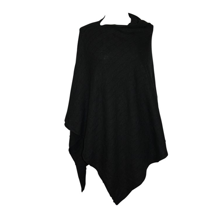 Mathlau Poncho Black