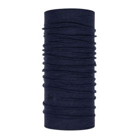 Buff Tubhalsduk Midweight Merino Wool Night Blue Melange