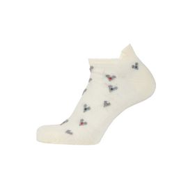 Cai Strumpor Small Heart Ankle Offwhite