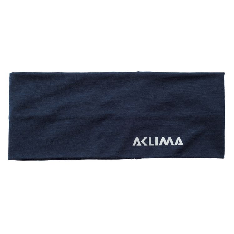Aclima Pannband LightWool Headband Navy Blazer