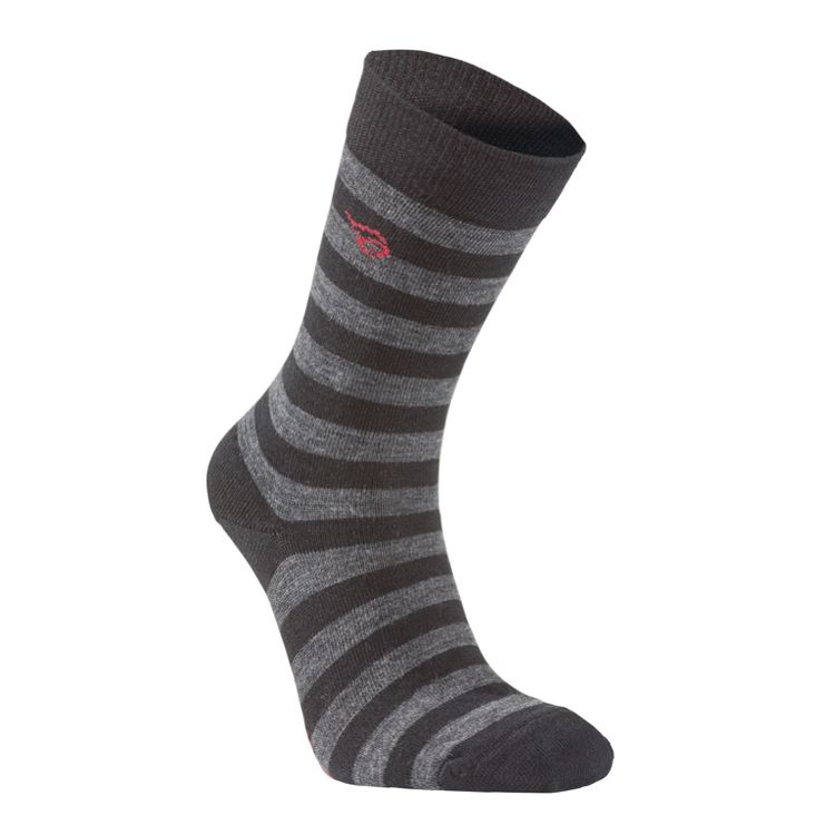 Ivanhoe of Sweden Strumpor Wool Sock Stripe Black