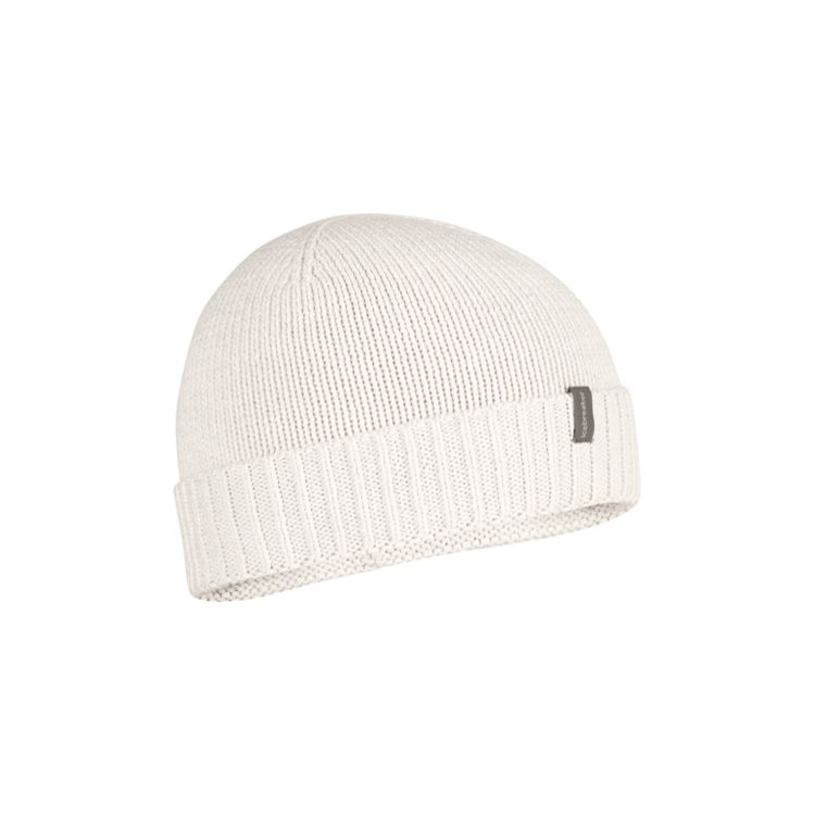 Icebreaker Mössa Vela Cuff Beanie Ecru HTHR