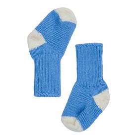 Janus Prinseull Ljusblå/Vit Barnsocka