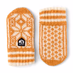 Hestra Gloves Vantar Kid´s Nordic Mitt Senap/Offwhite
