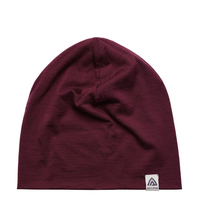 Aclima Mössa LightWool relaxed beanie Zinfandel