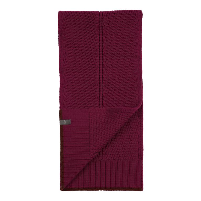 Icebreaker Halsduk Waypoint Scarf Cherry/Espresso