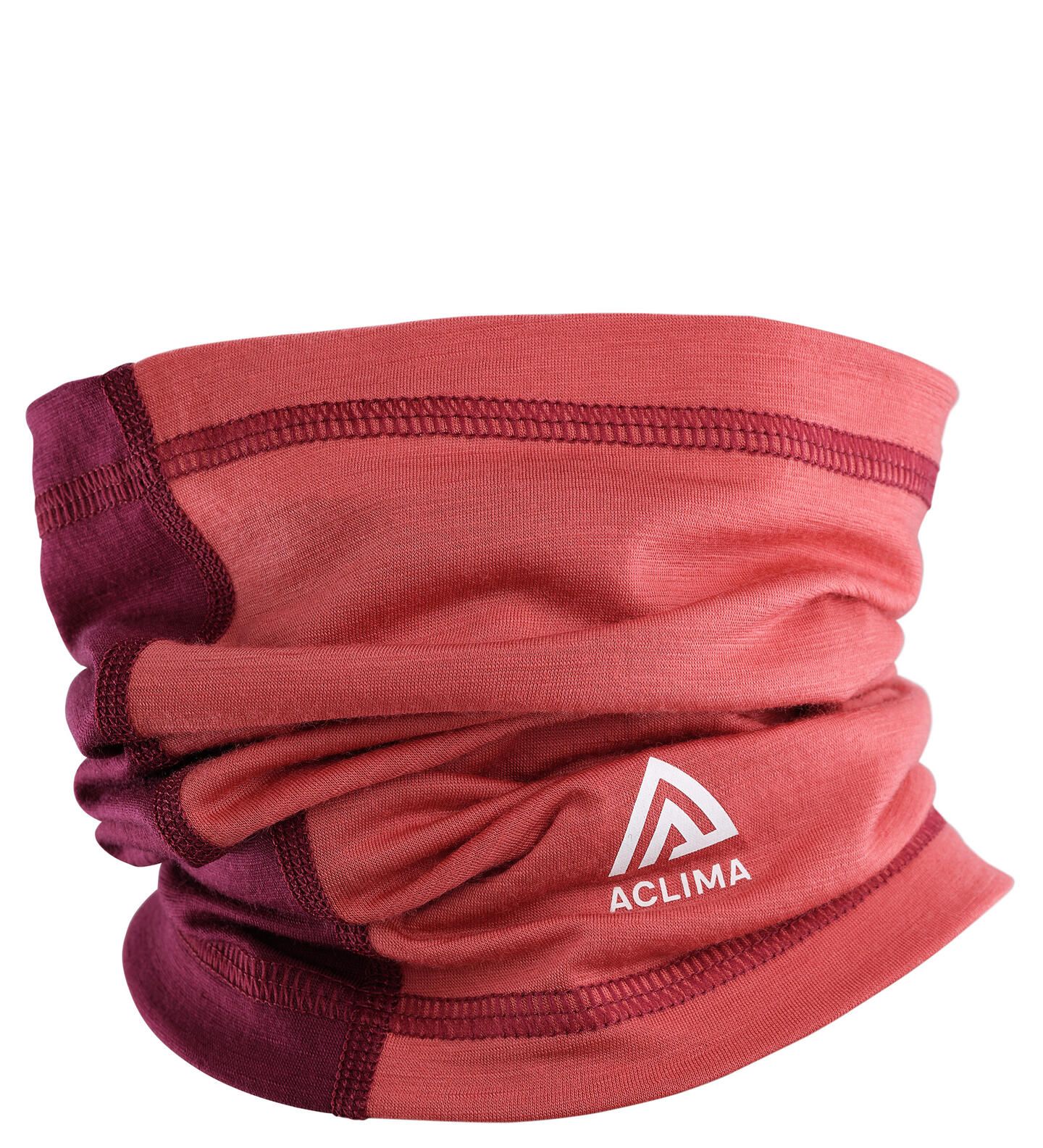 Aclima Tubhalsduk LightWool Headover Baked apple/Zinfandel Ch/JR