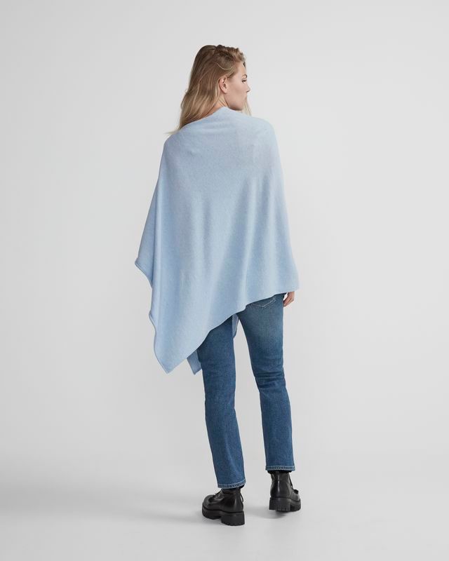 Holebrook Poncho Sofie Poncho Blue Fog