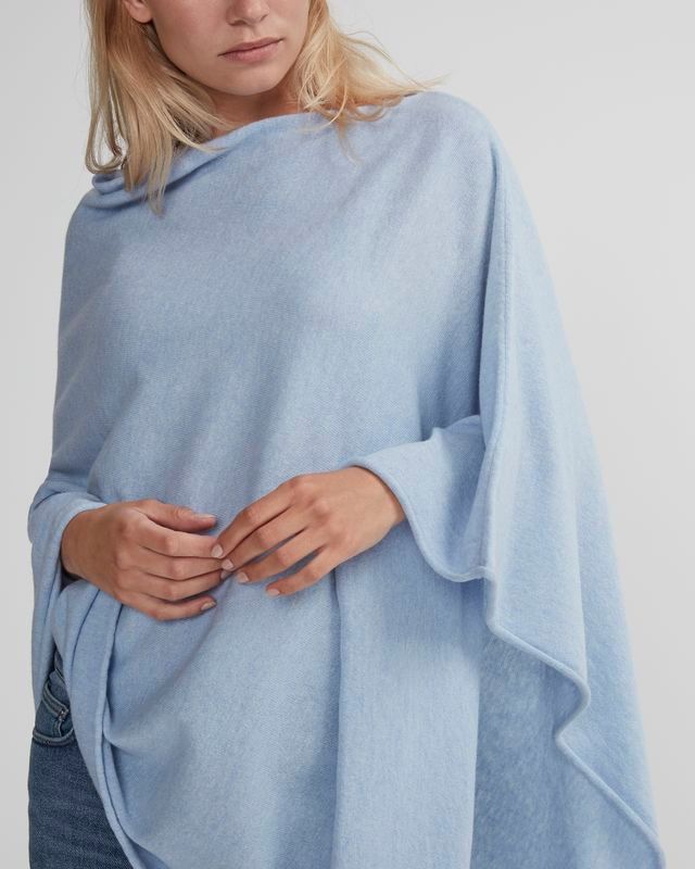 Holebrook Poncho Sofie Poncho Blue Fog