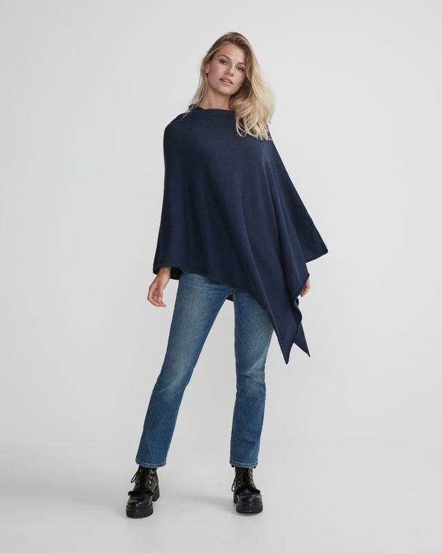 Holebrook Poncho Sofie Poncho Navy