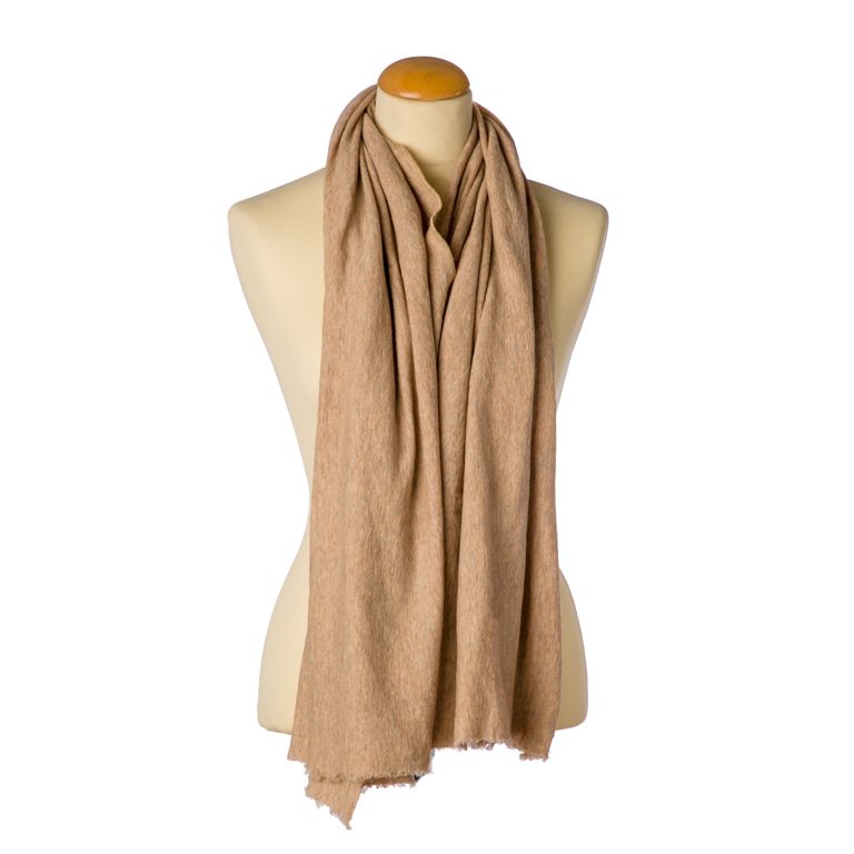 By Basics Poncho Small Sand Melange