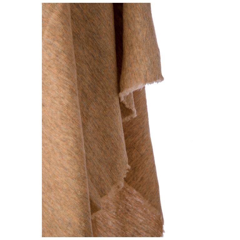 By Basics Poncho Small Sand Melange