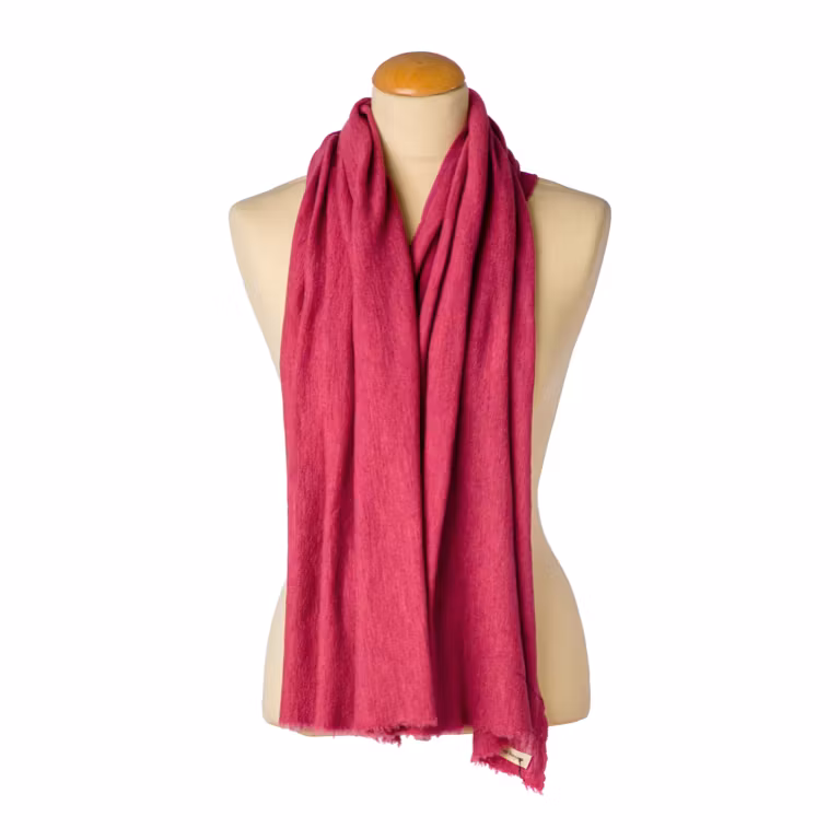 By Basics Poncho Small Camelia Melange