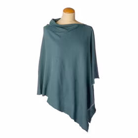 By Basics Poncho Small Zinc