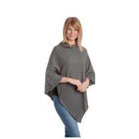 Mathlau Poncho Dark Grey