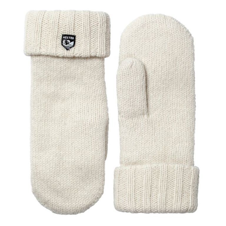 Hestra Tumvantar Bonny Knit Mitten Offwhite