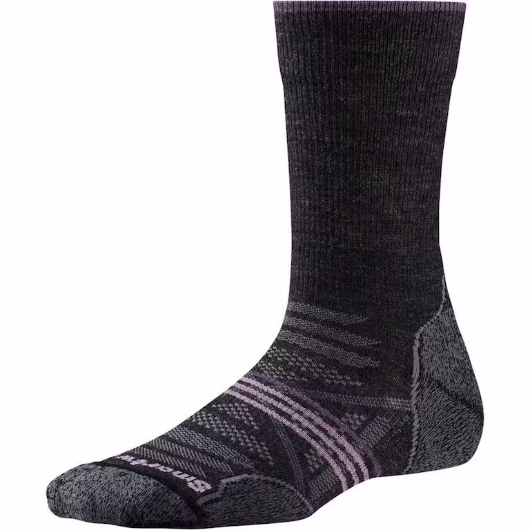 Smartwool Strumpor Women´s PhD Outdoor Light Crew Charcoal