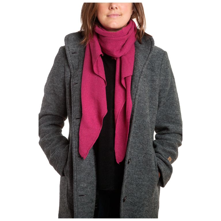 Mathlau Halsduk Scarf Lambswool -Fuxia