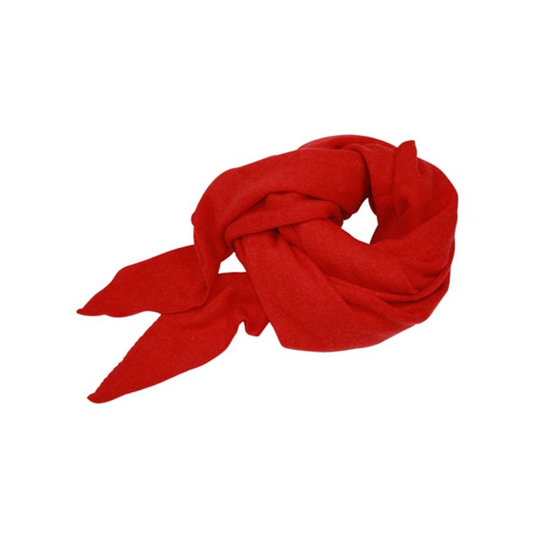 Mathlau Halsduk Scarf Lambswool -Red