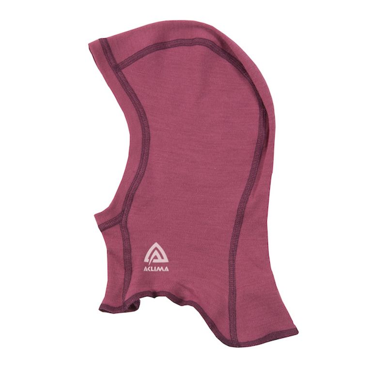 Aclima Balaklava Warmwool Damson Children