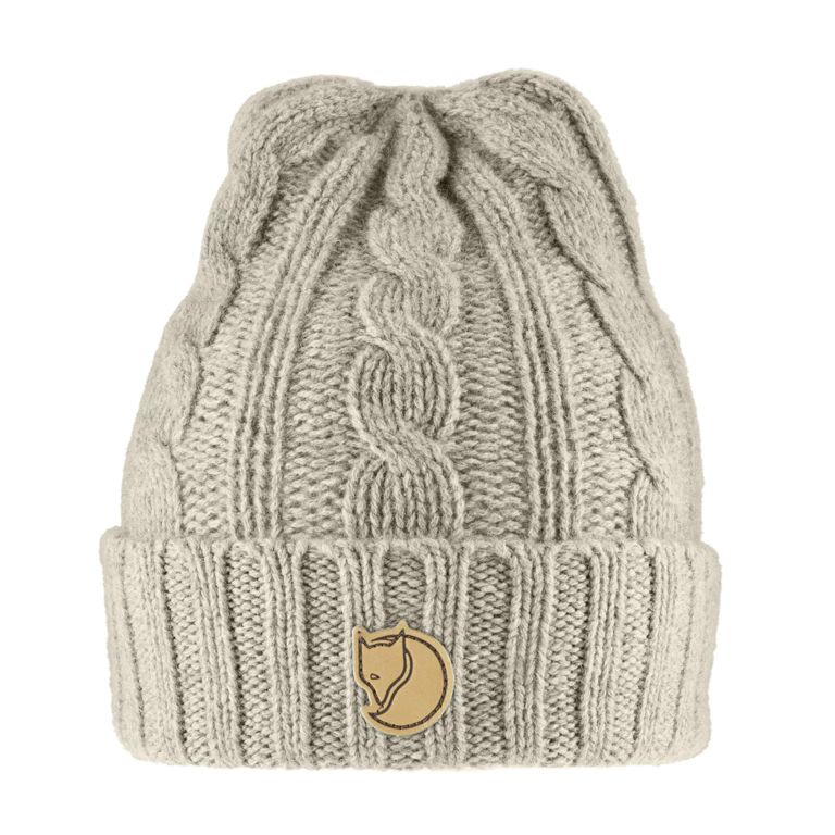 Fjällräven Mössa Braided Knit Hat Chalk White