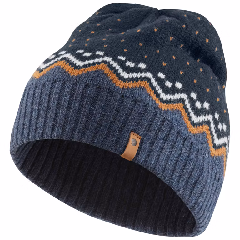 Fjällräven Mössa Övik Knit Hat Dark Navy