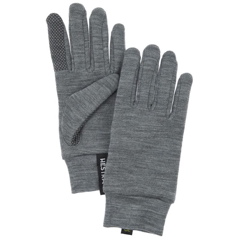 Hestra Merino Touch Point Handske Grå