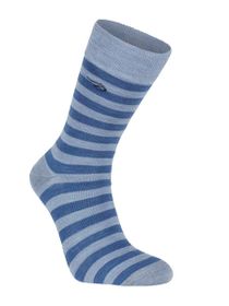 Ivanhoe of Sweden Strumpor Wool Sock Stripe Forever Blue
