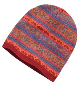 Himalaya Mössa Jaquard Hat Wine Red