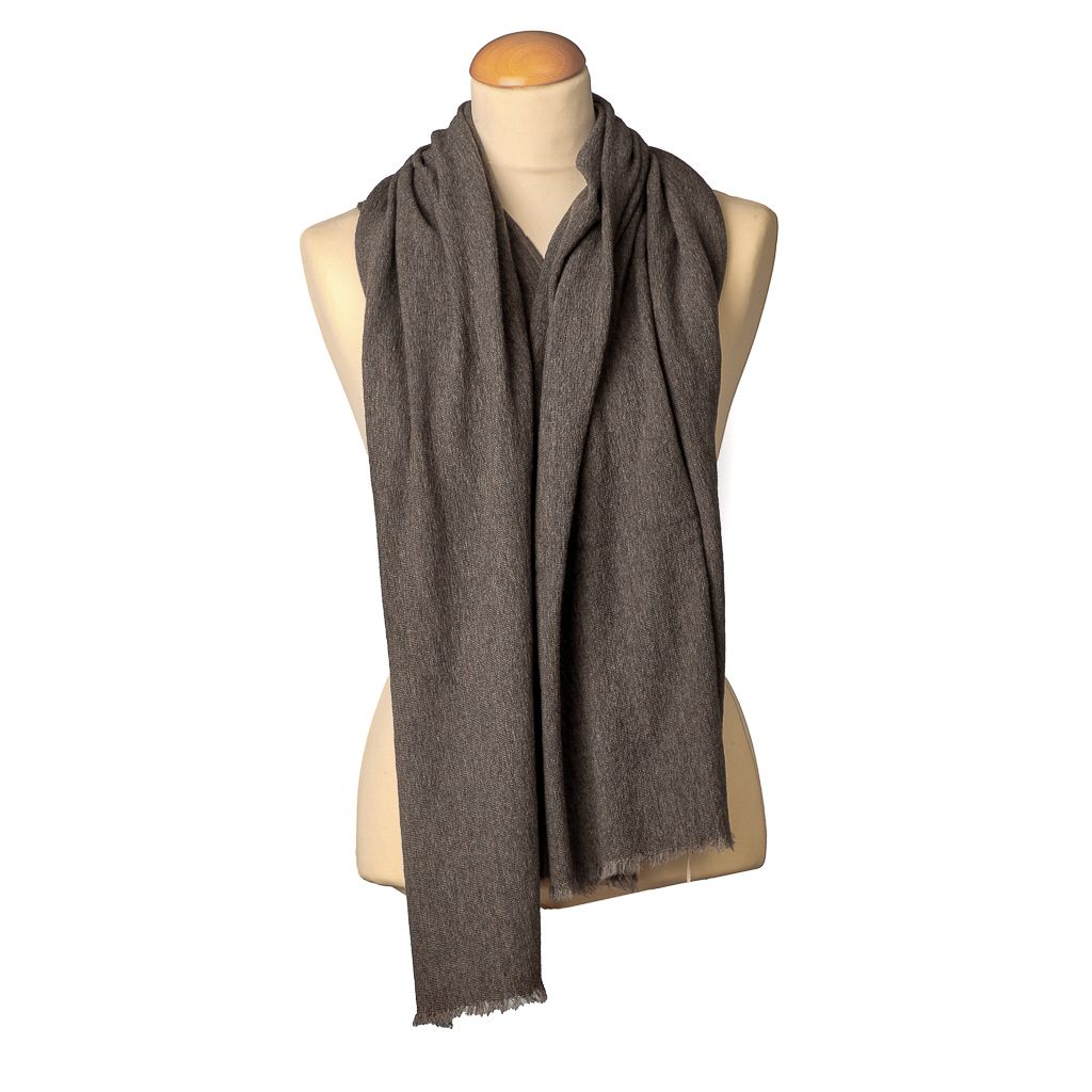 By Basics Poncho Small Earth Melange