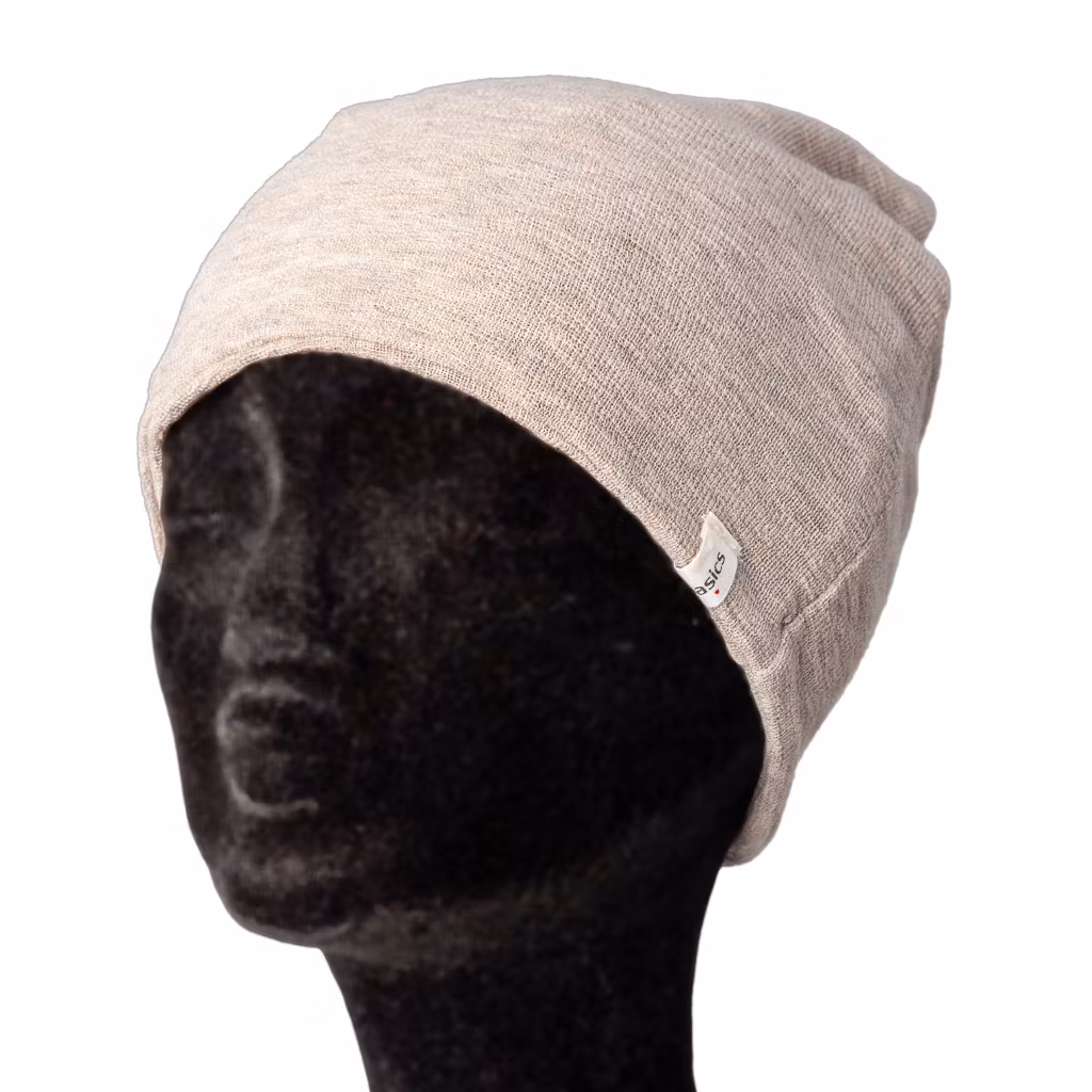 By Basics Mössa Hat Sand Melange