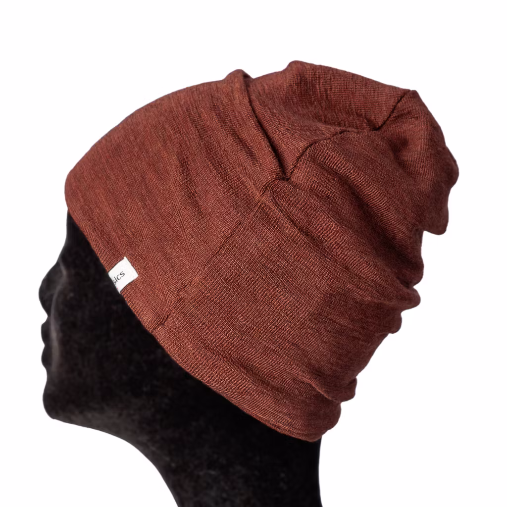 By Basics Mössa Hat Rosewood