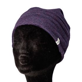 By Basics Mössa Hat Plum Melange