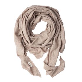 By Basics trekantssjal Shawl Sand Melange