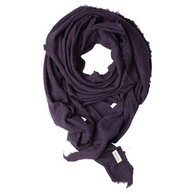 By Basics trekantssjal Shawl Plum Melange