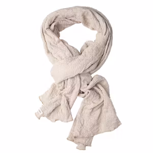 By Basics halsduk Bubble merino Scarf Almond Milk