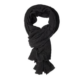 By Basics halsduk Bubble merino Scarf Black