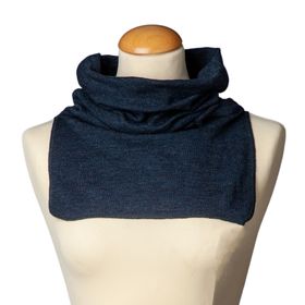 By Basics buff Neck Warmer Midnight Blue Melange
