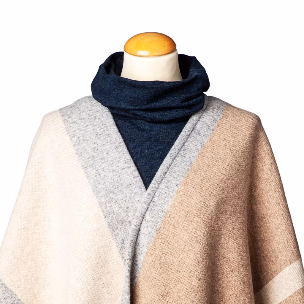 By Basics buff Neck Warmer Midnight Blue Melange