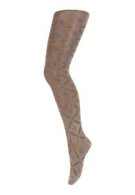 MP Denmark barnstrumpbyxor Freja Glitter Tights Coco Mocha