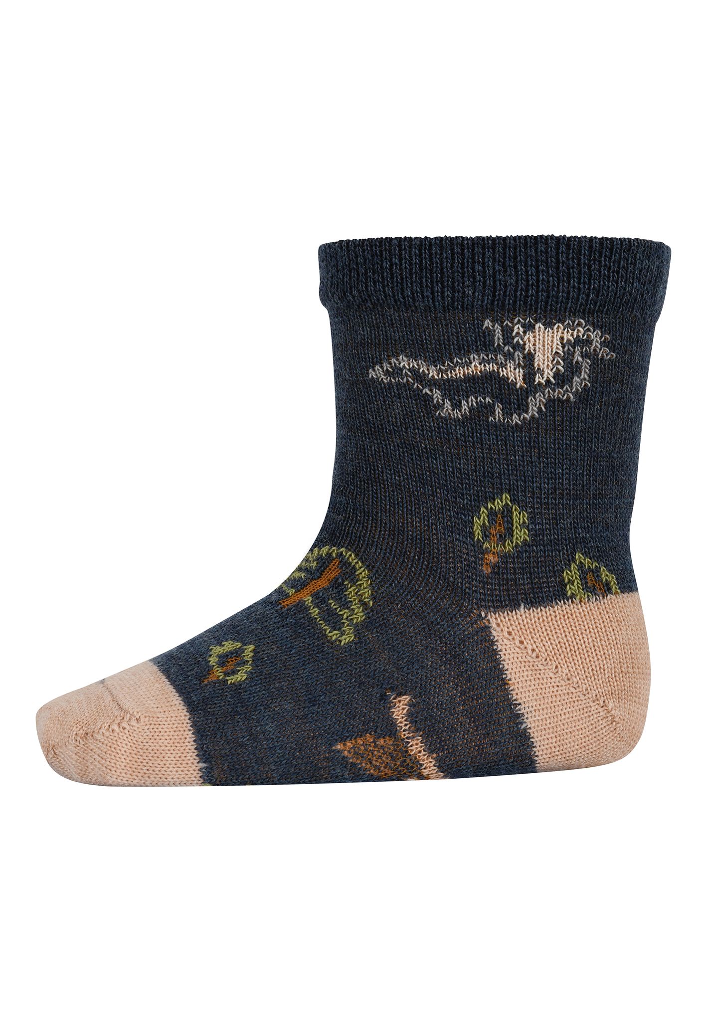 MP Denmark barnstrumpa Balder Dk Denim Melange