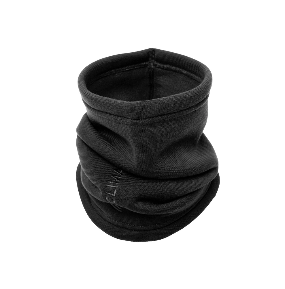 Aclima FlecceWool Headover Jet Black Tub-Halsduk