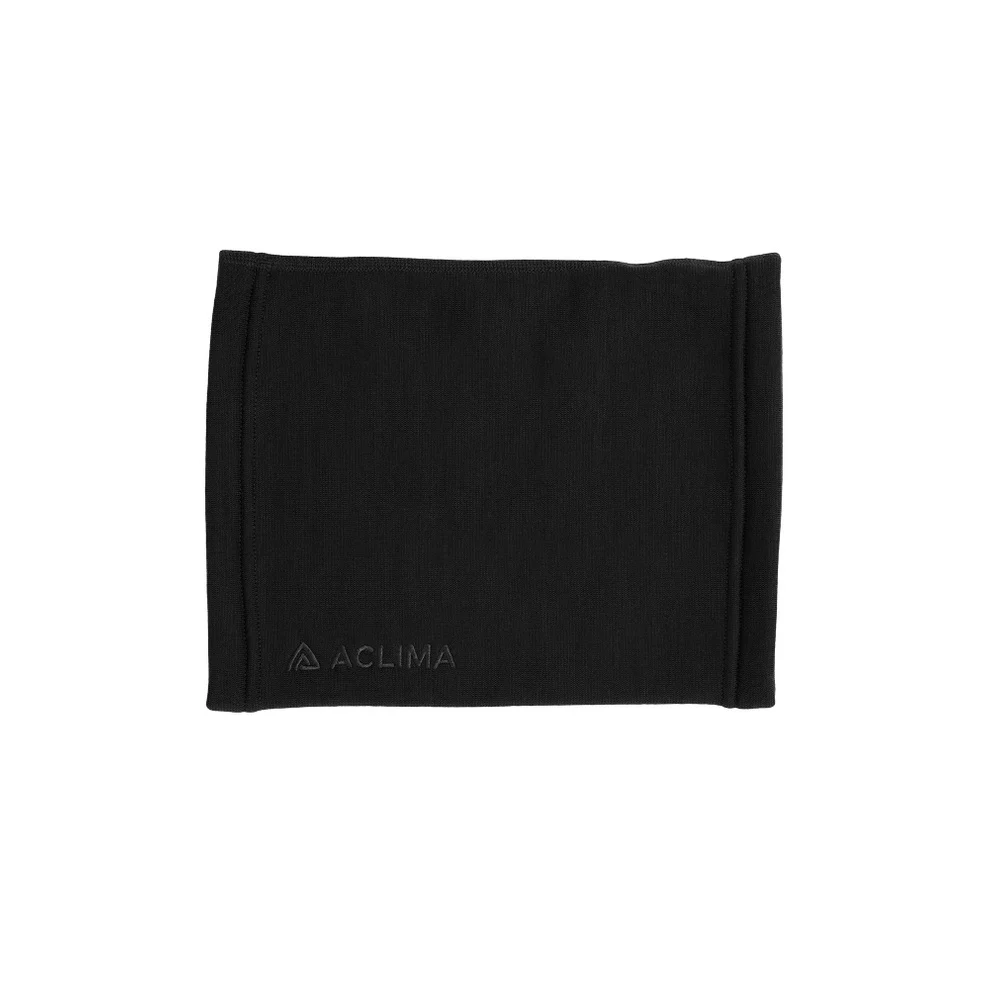 Aclima FlecceWool Headover Jet Black Tub-Halsduk