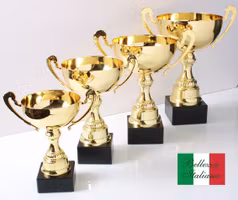 Guldcup Firenze med vinylskylt