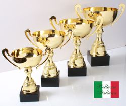 Guldcup Firenze med metallskylt och digitaltryck