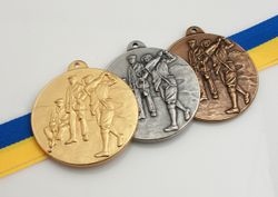 Medalj M5003 storlek 50 mm, golf herr