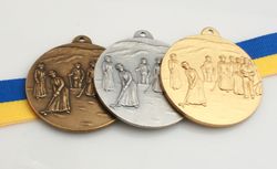 Medalj M5001 storlek 50 mm, golf dam